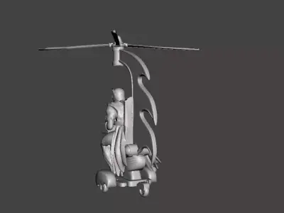 The Whirley Bat 3D model