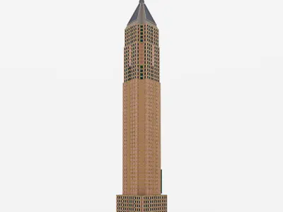 Bank of America Plaza 3D model