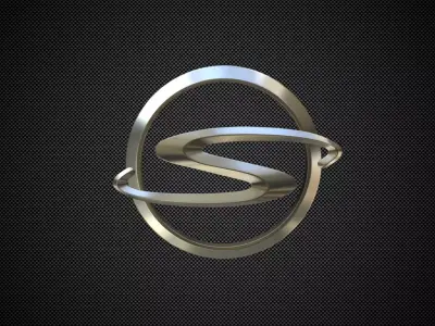 shuanghuan logo 3D model