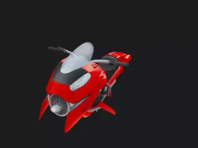  Aircraft 3D Model for Games  Animation 3D model