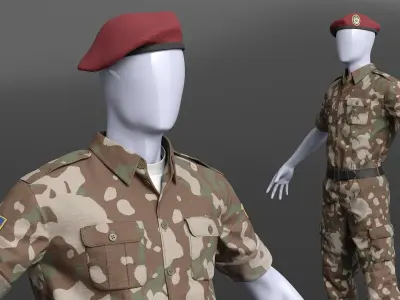  Somali Soldier Uniform 