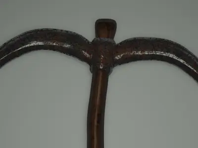 rusty pickaxe 3D model
