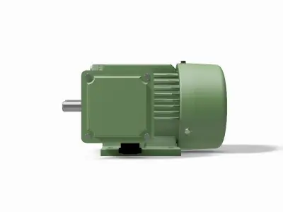 80 B3 Right IEC electric motor - 3D CAD model 3D model