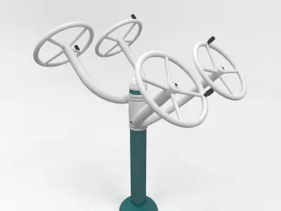 Gym Outdoor 4 3D model