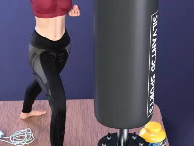 Jessie Elite Training Seventh Heaven Gym Edition 3D print model