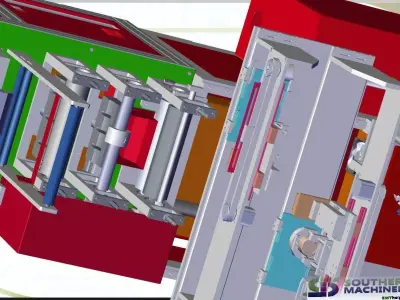 How KN95 mask automatic production line for fighting COVID-19 3D model