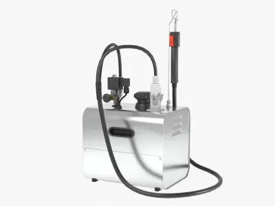 Steam Cleaner Low-poly 3D model buy