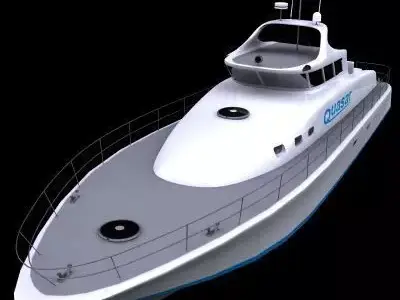 Motor Yacht - 01 - 3D model