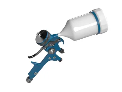 Air paint spray 3D model