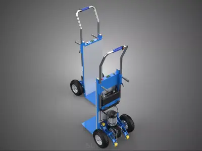 POWER ELECTRIC MOTOR HAND TRUCK DOLLY HANDTRUCK STAIR CLIMBING 2 3D model
