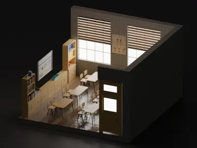 Class Room 3D model