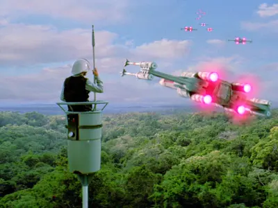 Yavin 4 Sentry Tower 1-18 scale Kenner Hasbro 3D print model