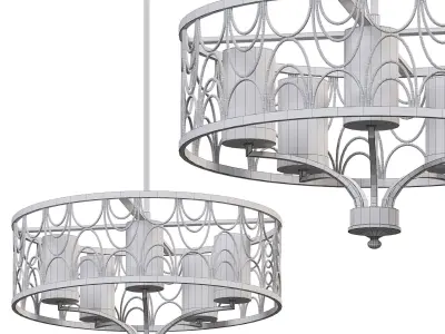 Cirrine Chandelier by lightology 3D model