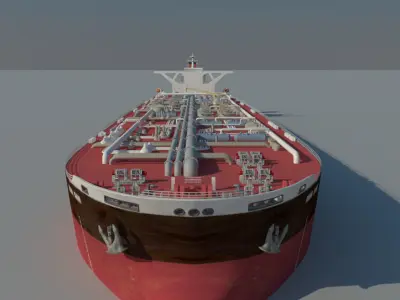 3DMAX Model-China Super Large Tanker 3D model