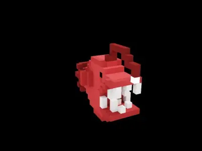 Free Deep Fish Free low-poly 3D model
