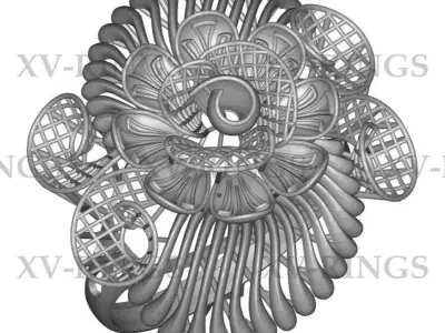 NEW TURKISH RING XV-34 3D print model