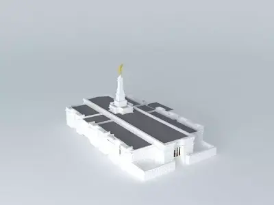 Mormon church  Free 3D model