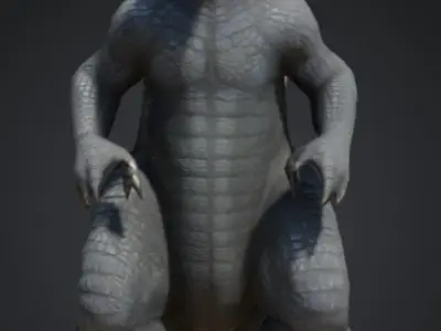  Godzilla 3D figure 3D print model