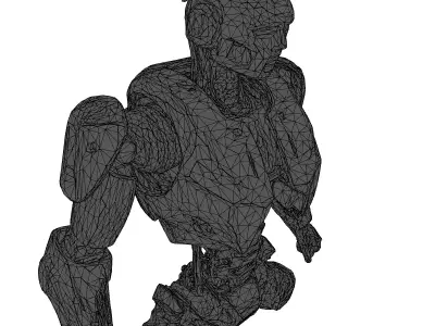 Damaged Robot Torso 3D Model 3D model