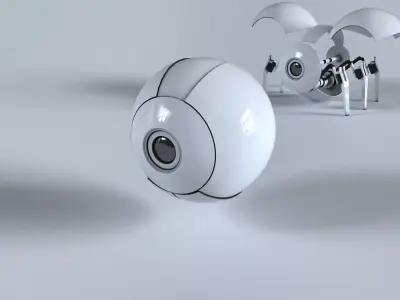 Droid tipster transforming 3D model