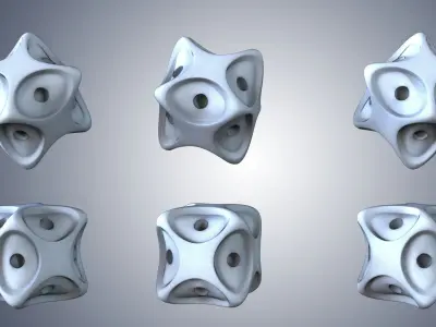 Hedra 3D print Model ready cnc Free 3D print model