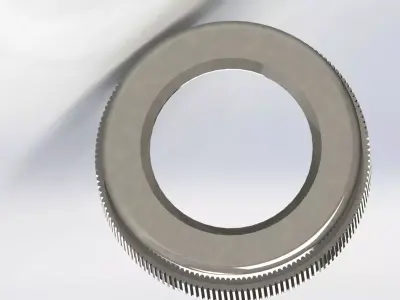 Knurled Nut 3D model