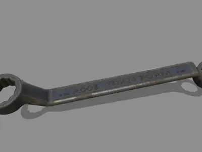 wrench Low-poly 3D model 29