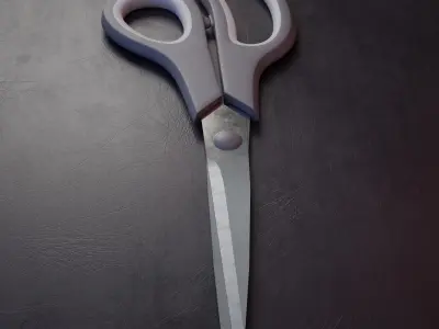 scissors 3d Low-poly 3D model