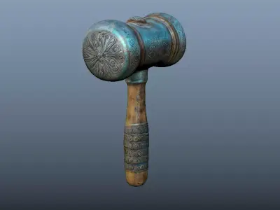 Hammer Old Vintage Prop 3D model