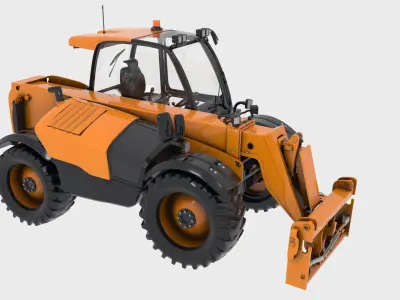 JCB  Farm Machinery PBR 3D model
