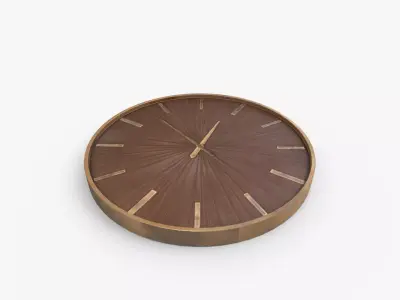 Cooper Classics Ashland Metal Analog Wall Clock and Reviews 3D model