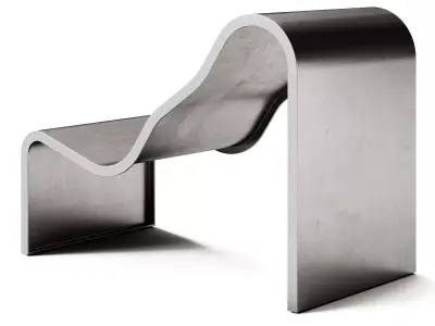 Muuto Dream View Bench 3D model