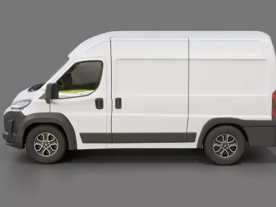 Fiat e-Ducato Panel Van L2H2 2024 3D model