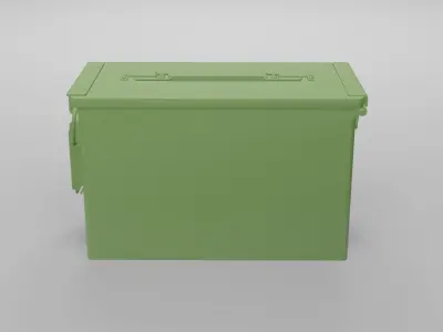 Grenade military Box for games and CG projects  Low-poly 3D model