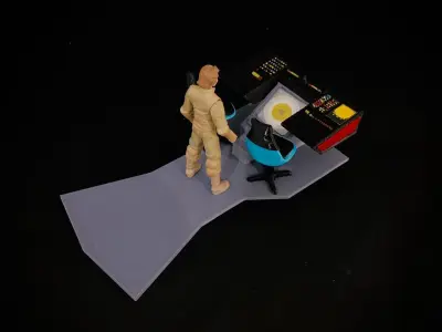 Star Trek Tos Bridge Main Center Console 3D print model
