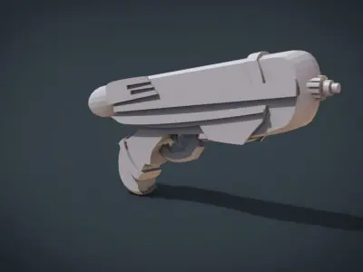 Water Gun - Kid Toys 3D Model Low-poly 3D model