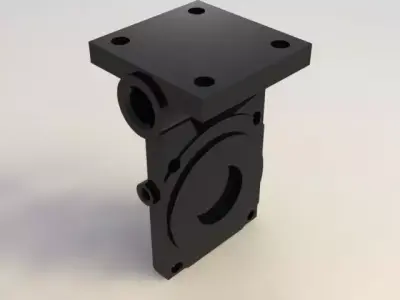 Carrier for Knorr-Bremse distributor valve Free 3D model