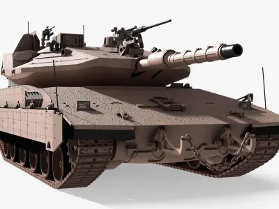 Israeli Tank Merkava 3D model