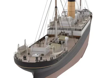 Steam Ship 3D model