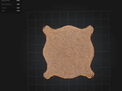FREE Fantasy Ornate Table  Free low-poly 3D model