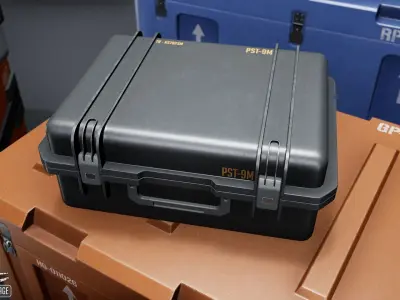 Military Cases Package Low-poly 3D model