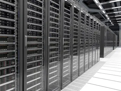 data center server 3D model purchase