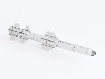 Missile 02 3D model by homeworlds