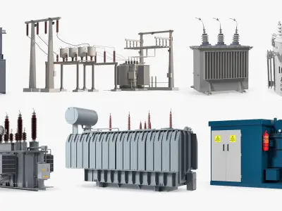 Electrical Accessories Collection 4 3D model
