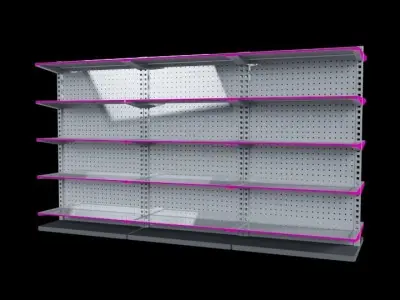 Metal Racks 3D model