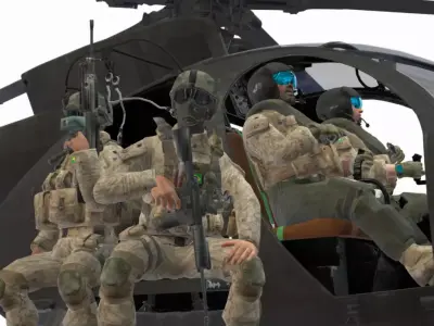 AH6 BOPE Low-poly 3D model