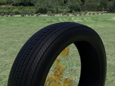 ORTAS TIRE NO 3 Low-poly 3D model