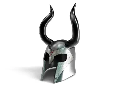 Medieval viking helmet 3D model