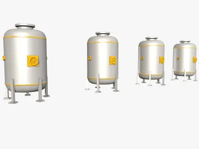 Industrial Storage Equipment 3D model