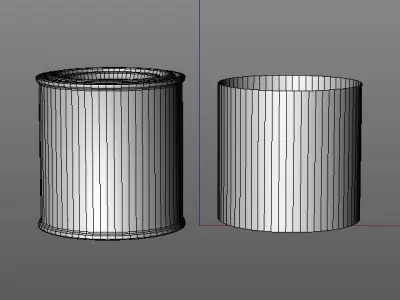 Half pint paint can with lid  3D model purchase